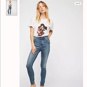 Free People Georgia High-Rise Skinny Jeans